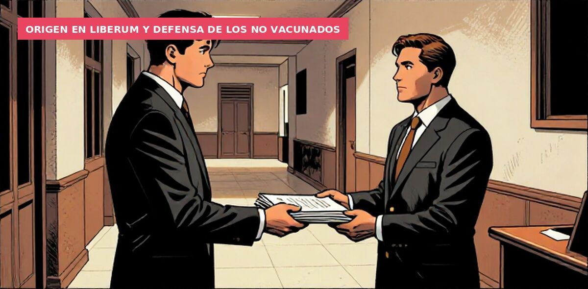 Origen en Liberum y defensa de los no vacunados