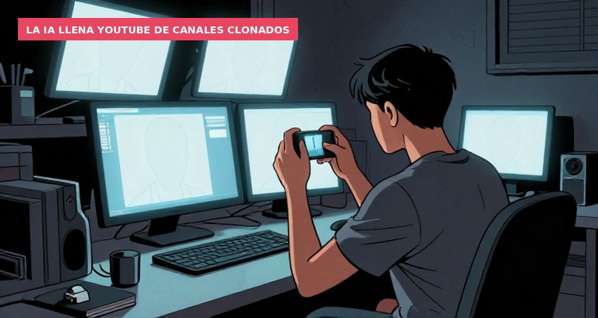 La IA llena YouTube de canales clonados