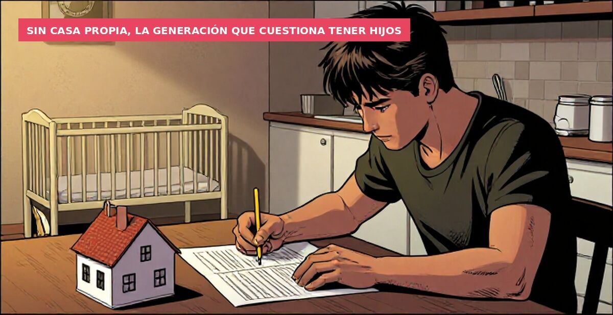 Sin casa propia, la generación que cuestiona tener hijos