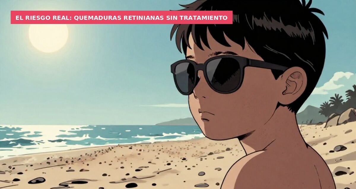 El riesgo real: quemaduras retinianas sin tratamiento