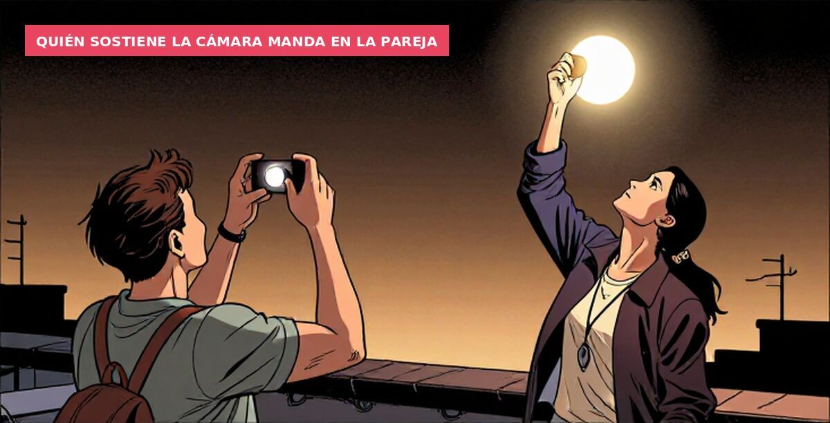 Quién sostiene la cámara manda en la pareja
