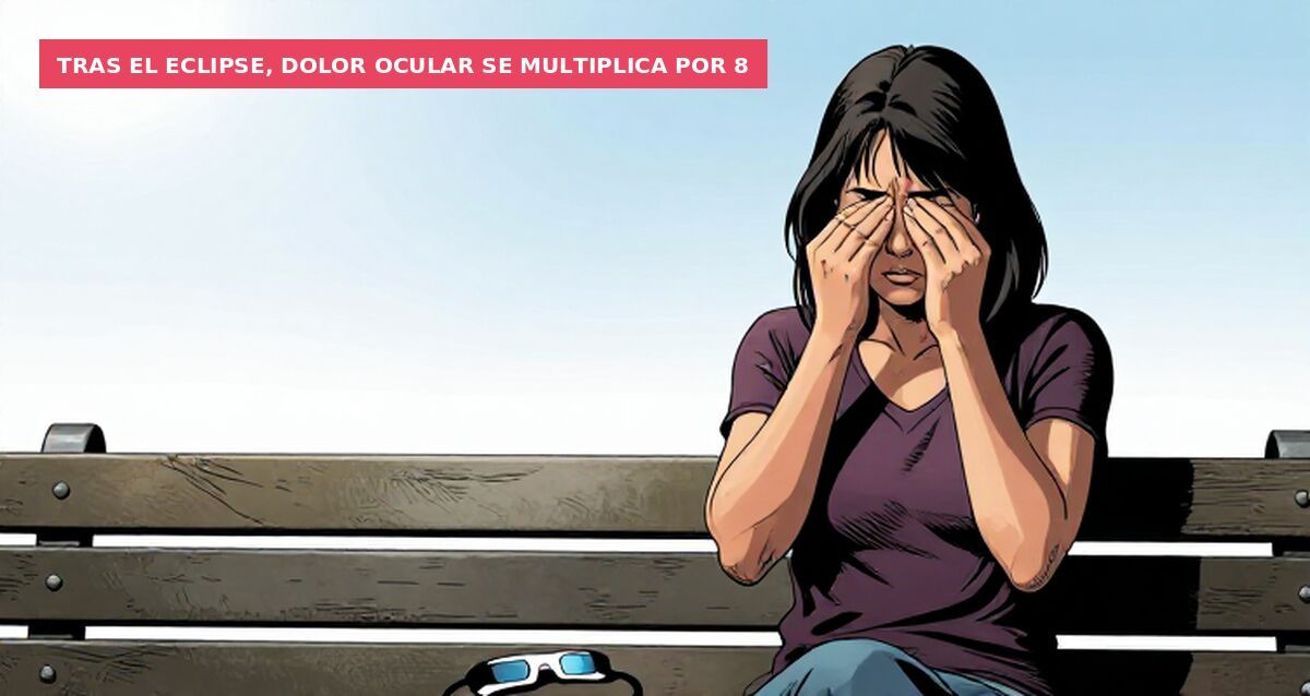 Tras el eclipse, dolor ocular se multiplica por 8