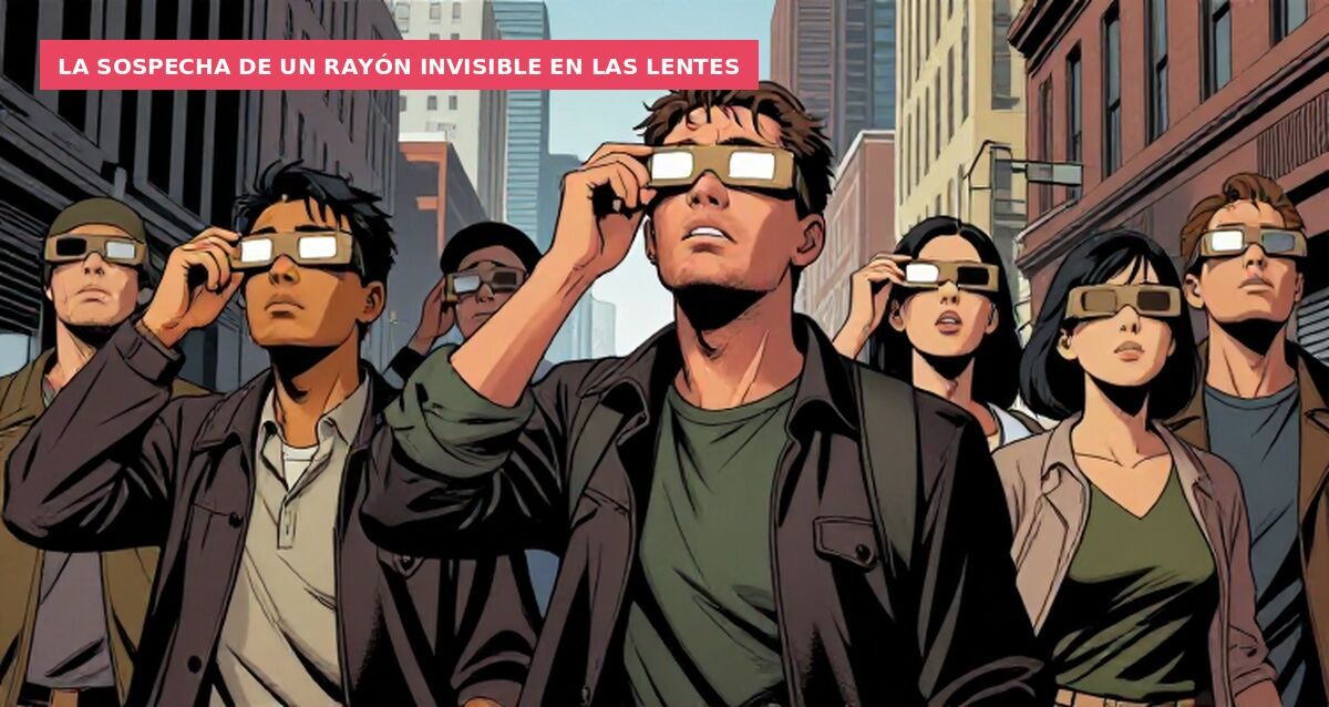La sospecha de un rayón invisible en las lentes