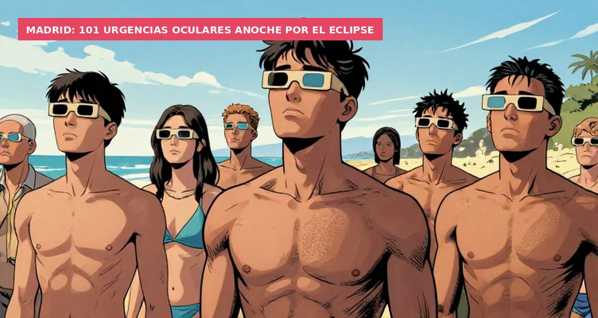 Madrid: 101 urgencias oculares anoche por el eclipse