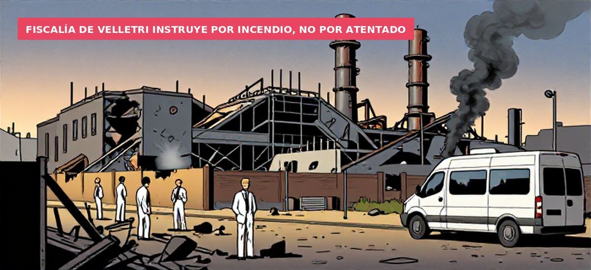 Fiscalía de Velletri instruye por incendio, no por atentado