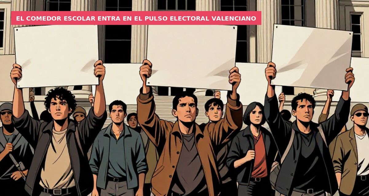 El comedor escolar entra en el pulso electoral valenciano