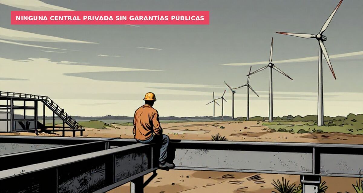 Ninguna central privada sin garantías públicas