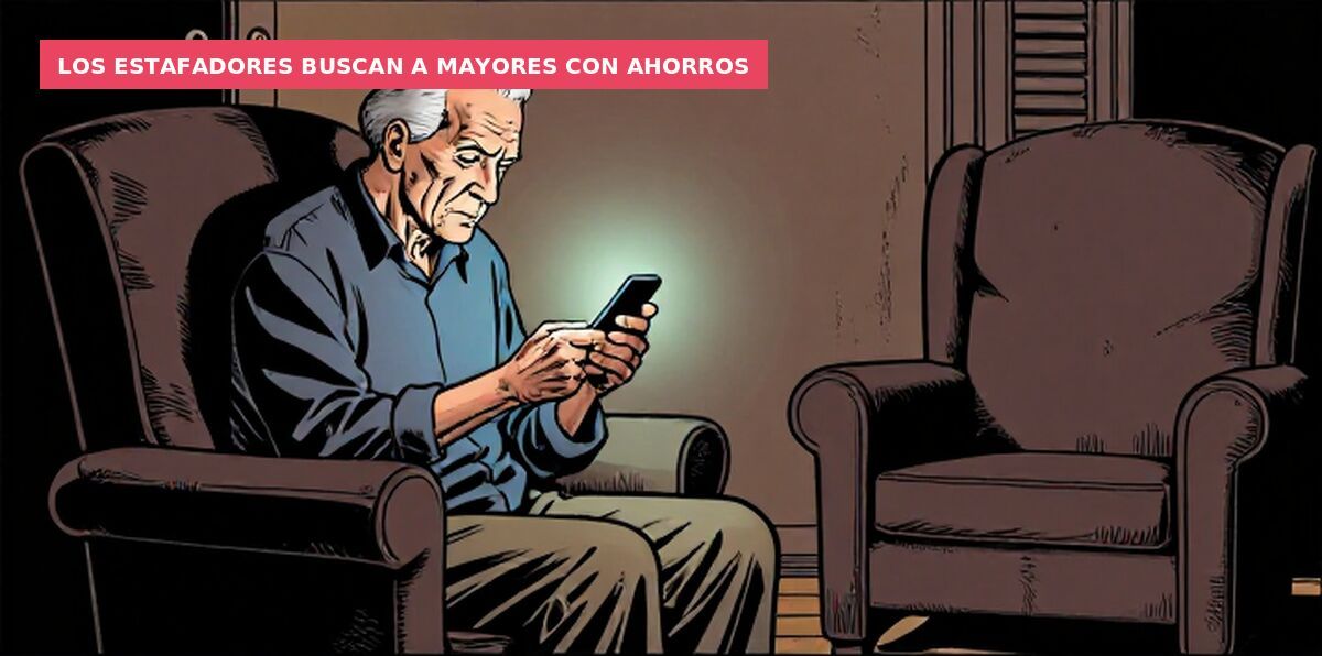 Los estafadores buscan a mayores con ahorros