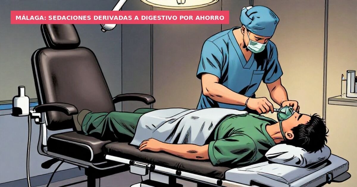 Málaga: sedaciones derivadas a digestivo por ahorro