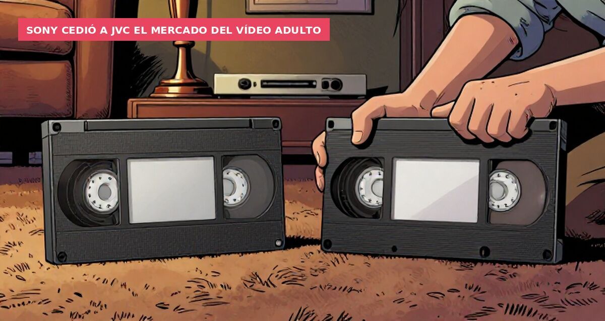 Sony cedió a JVC el mercado del vídeo adulto