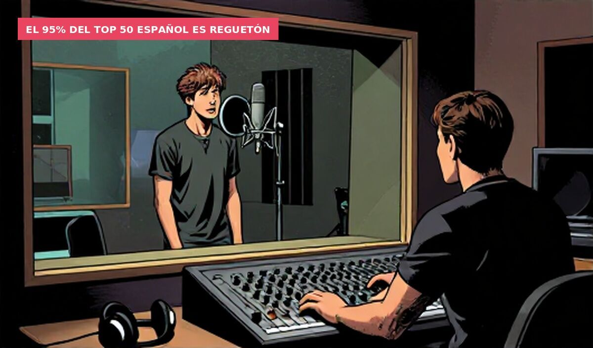 El 95% del top 50 español es reguetón