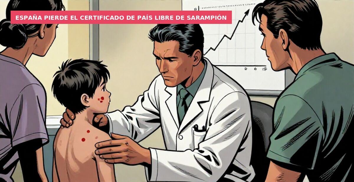 España pierde el certificado de país libre de sarampión