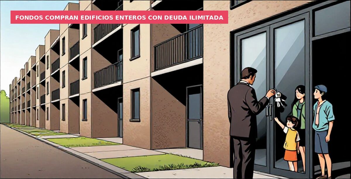 Fondos compran edificios enteros con deuda ilimitada