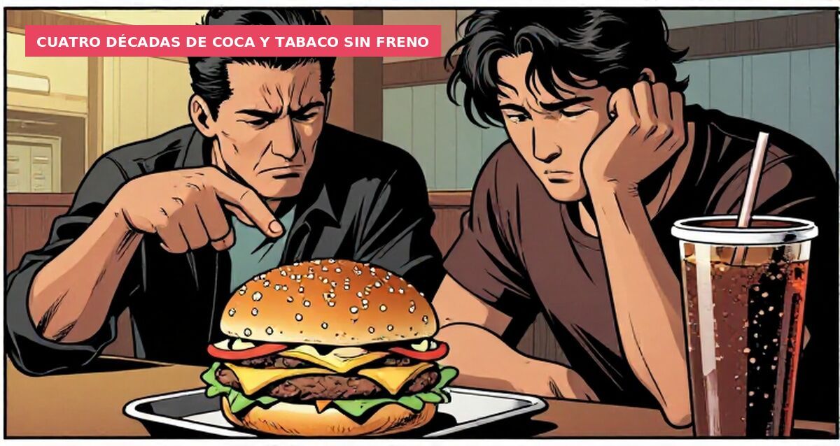 Cuatro décadas de coca y tabaco sin freno