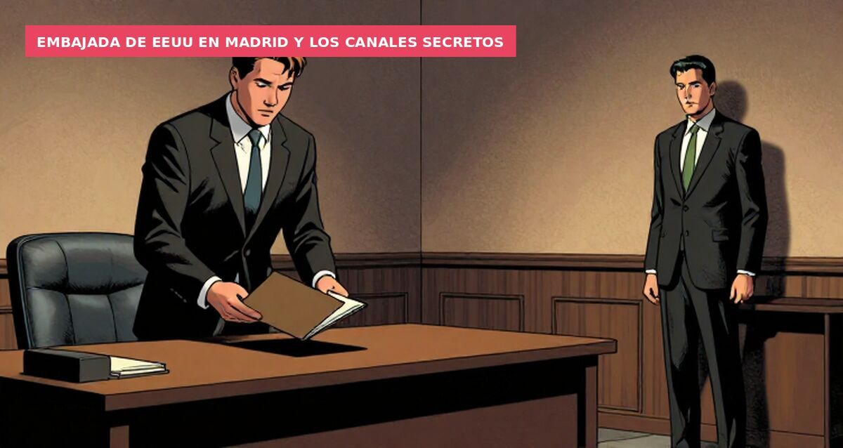 Embajada de EEUU en Madrid y los canales secretos