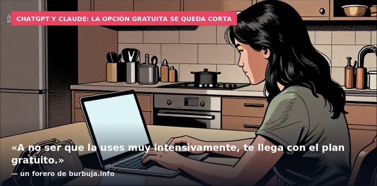 Llevo un par de semanas usando mucho Chat GPT y quiero otra que no me ponga tanto límite siendo gratis