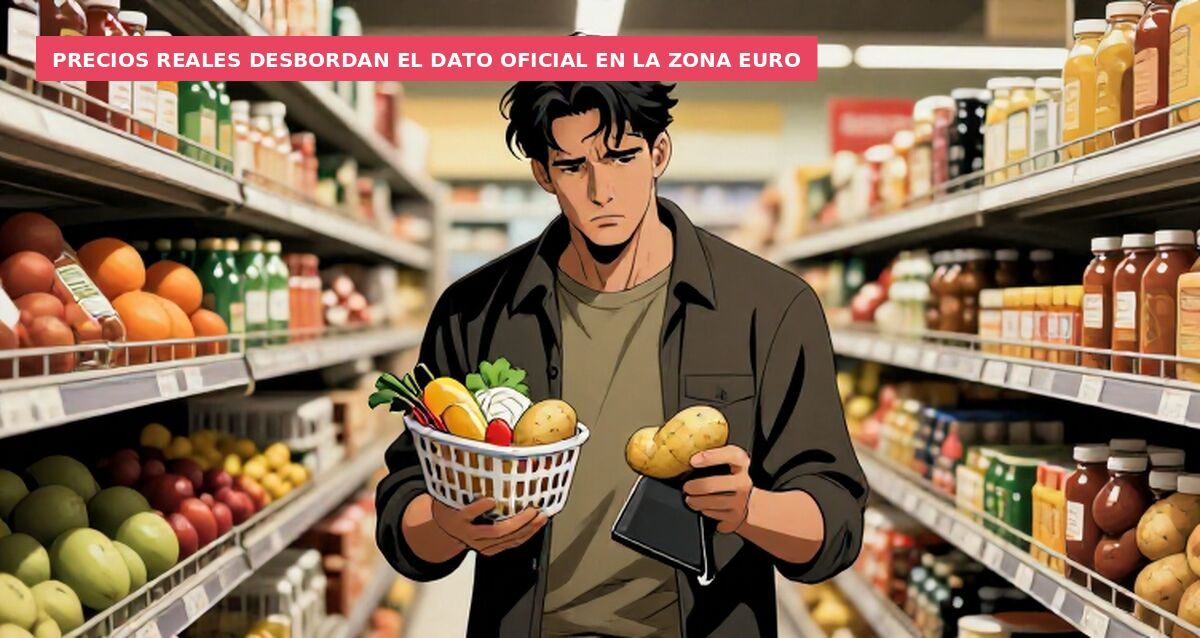 Precios reales desbordan el dato oficial en la zona euro