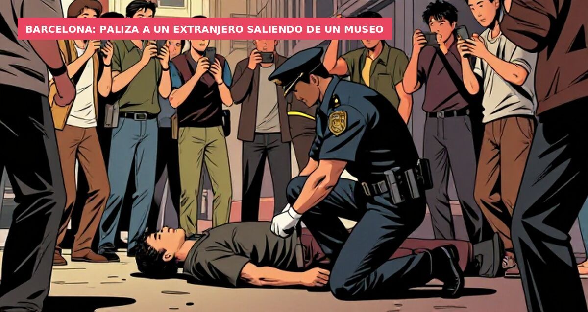 Discusión en Barcelona tras dejarle la novia a un vigilante