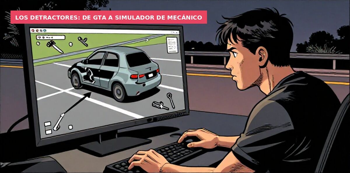 Los detractores: de GTA a simulador de mecánico
