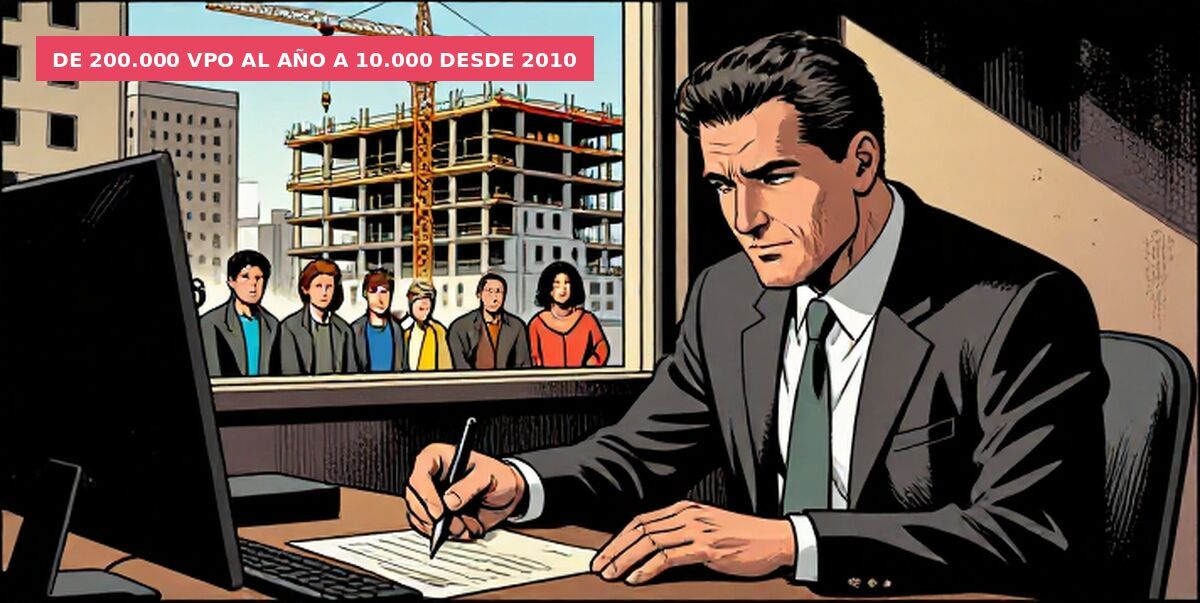 De 200.000 VPO al año a 10.000 desde 2010