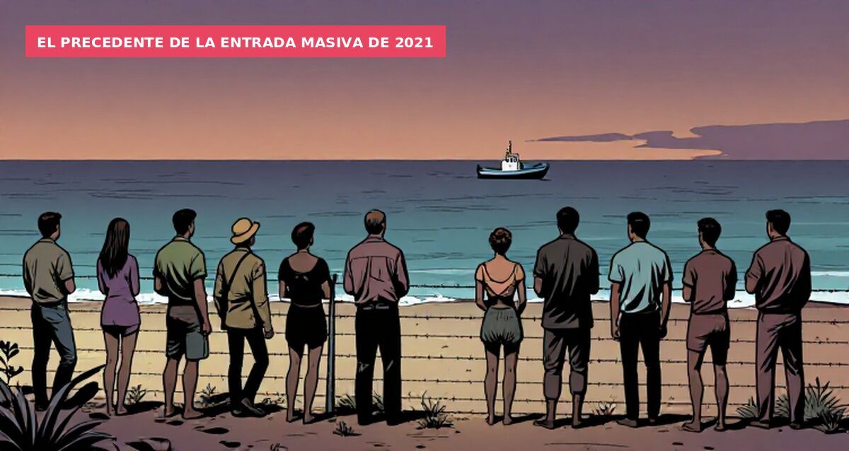 El precedente de la entrada masiva de 2021