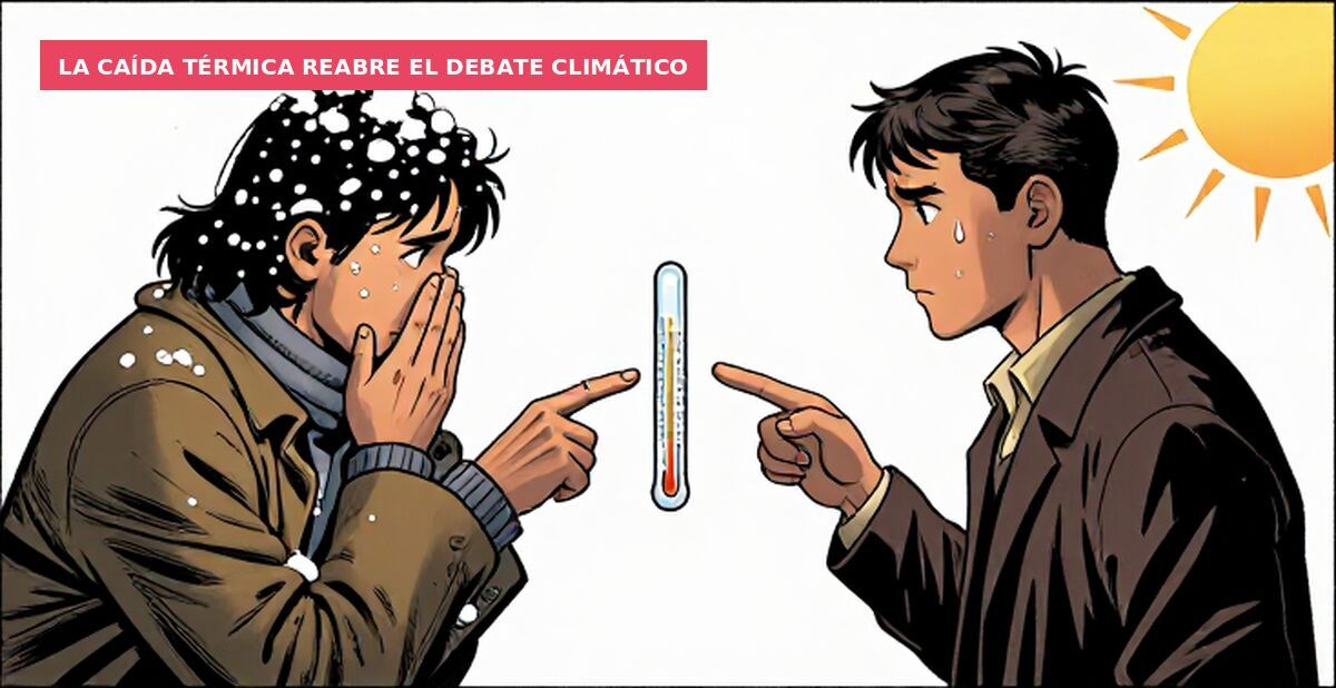 La caída térmica reabre el debate climático
