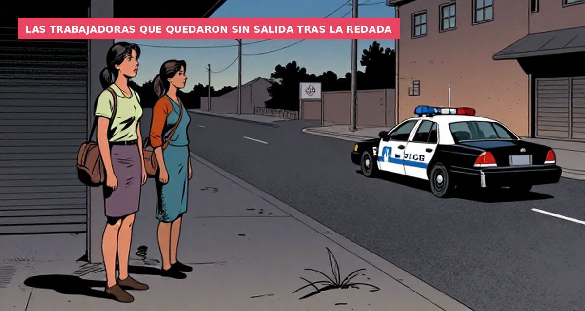 Las trabajadoras que quedaron sin salida tras la redada