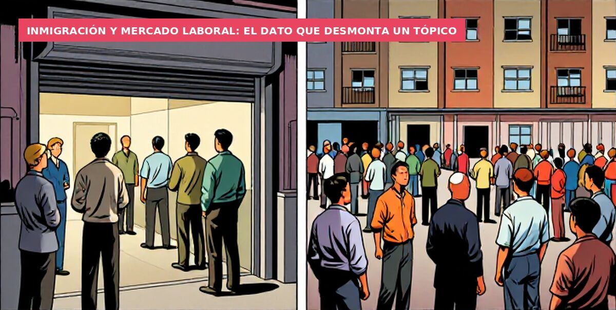 Inmigración y mercado laboral: el dato que desmonta un tópico