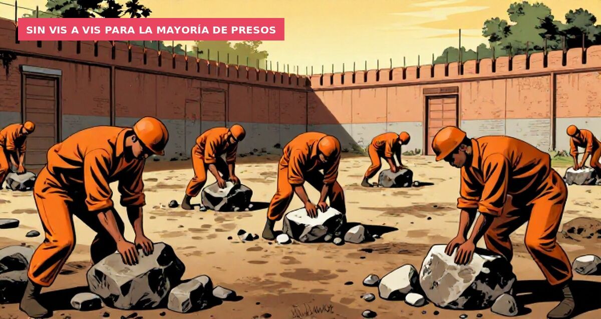 Sin vis a vis para la mayoría de presos