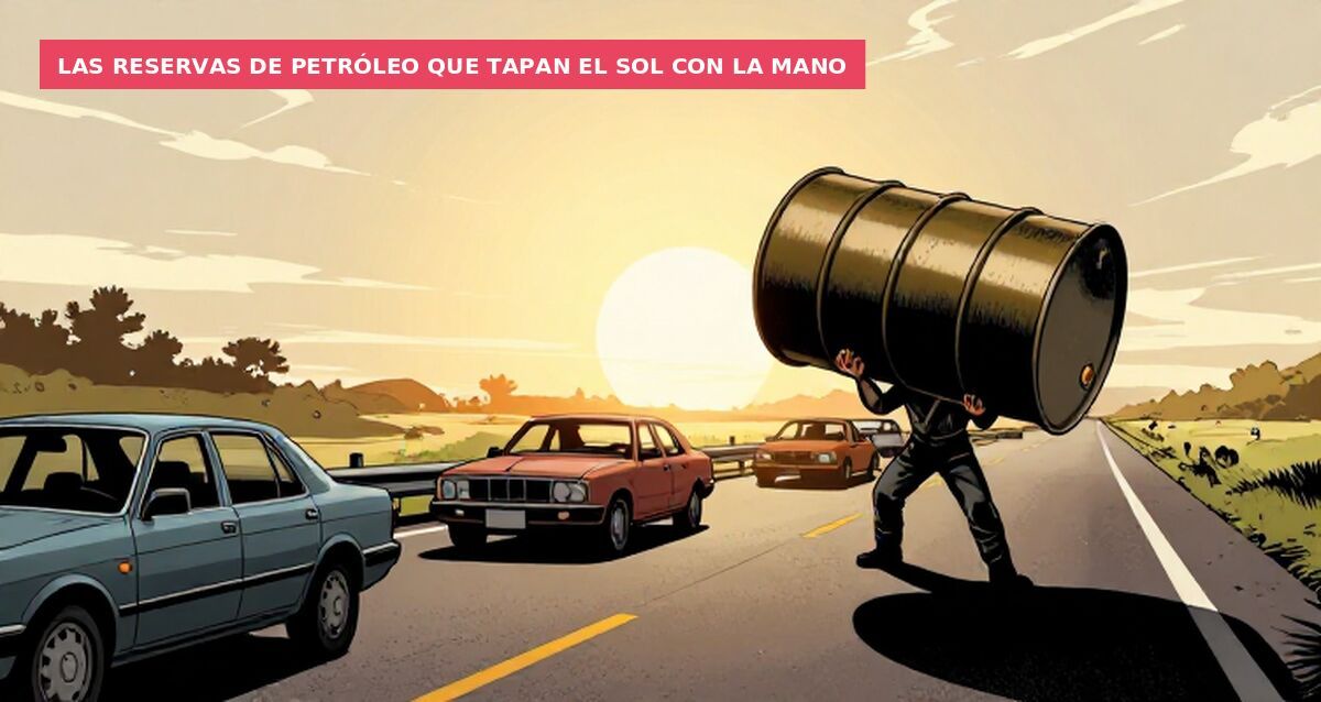 Las reservas de petróleo que tapan el sol con la mano
