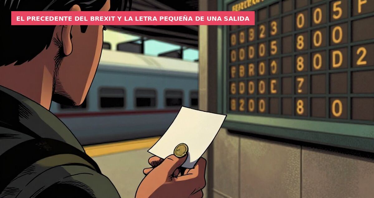 El precedente del Brexit y la letra pequeña de una salida