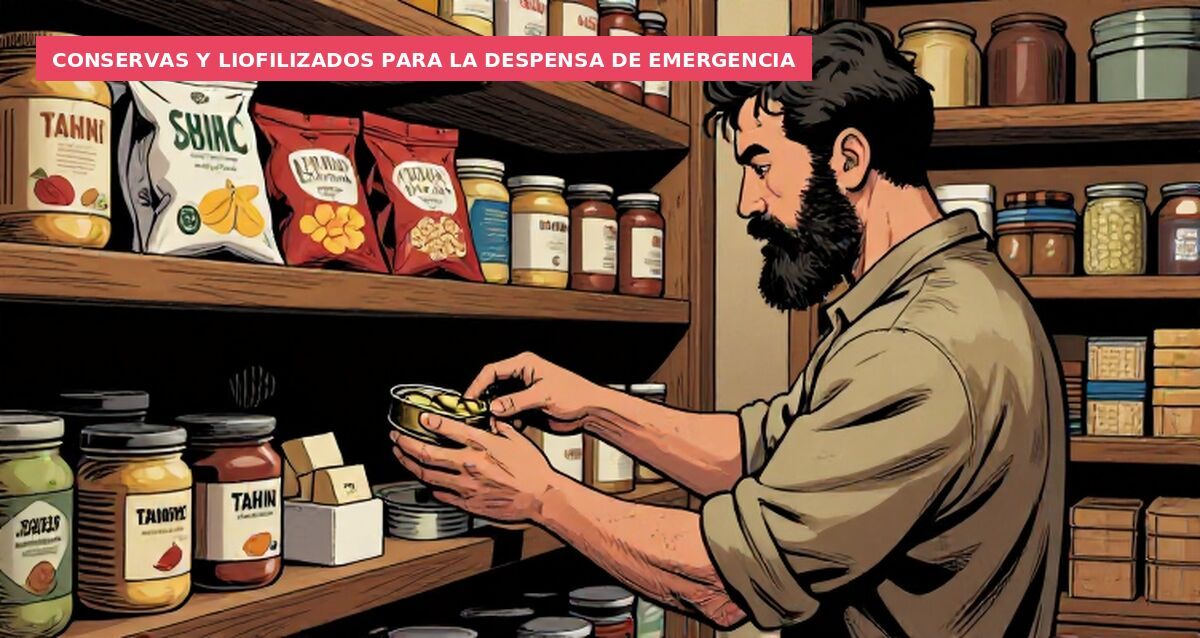 Conservas y liofilizados para la despensa de emergencia