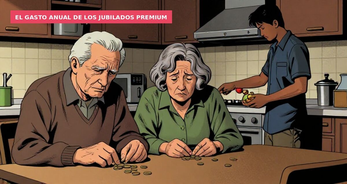 El gasto anual de los jubilados premium