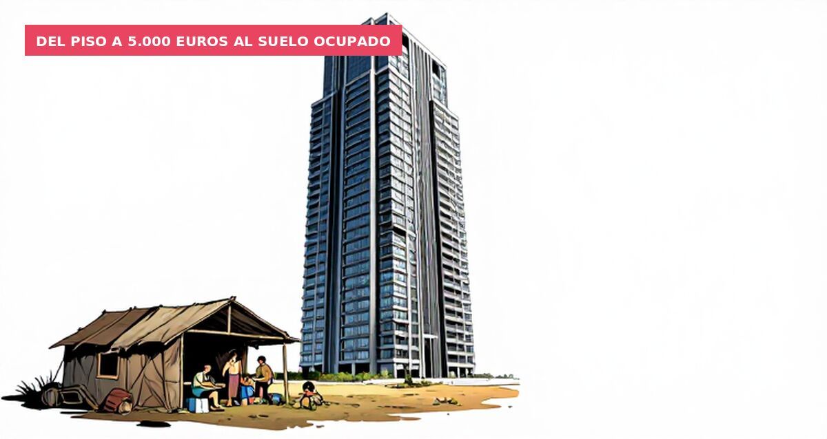 Del piso a 5.000 euros al suelo ocupado