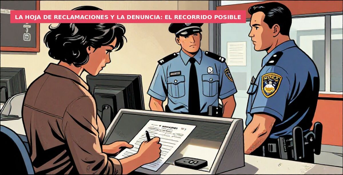 La hoja de reclamaciones y la denuncia: el recorrido posible