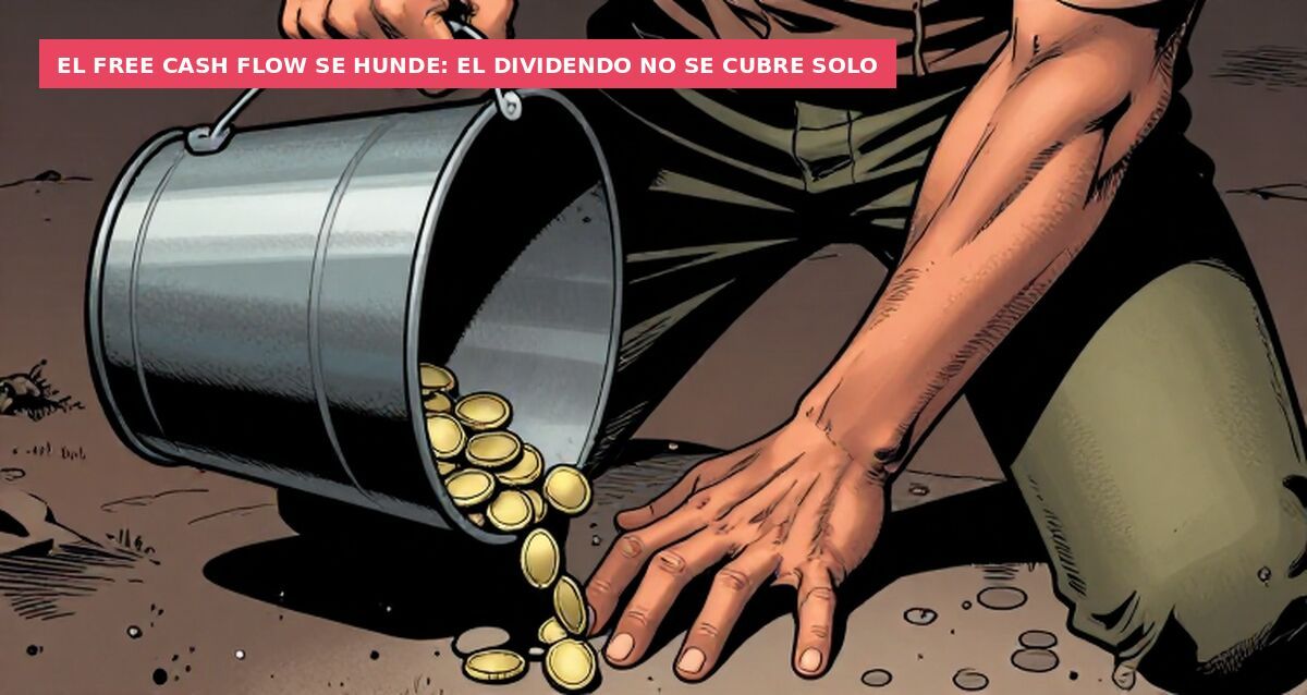 El free cash flow se hunde: el dividendo no se cubre solo