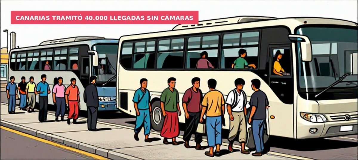 Canarias tramitó 40.000 llegadas sin cámaras