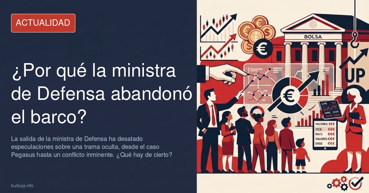Retrato de la ministra de Defensa en un acto oficial