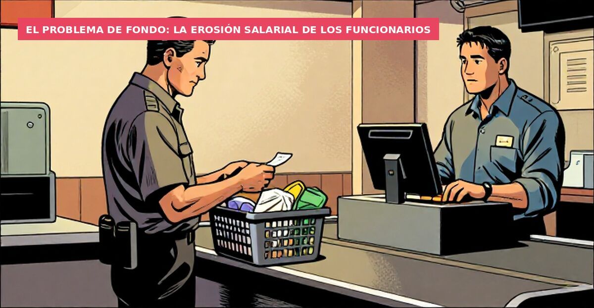 Funcionario de prisiones se queja de que ganan poco, 2.200 o 2.300 al mes en 14 pagas...