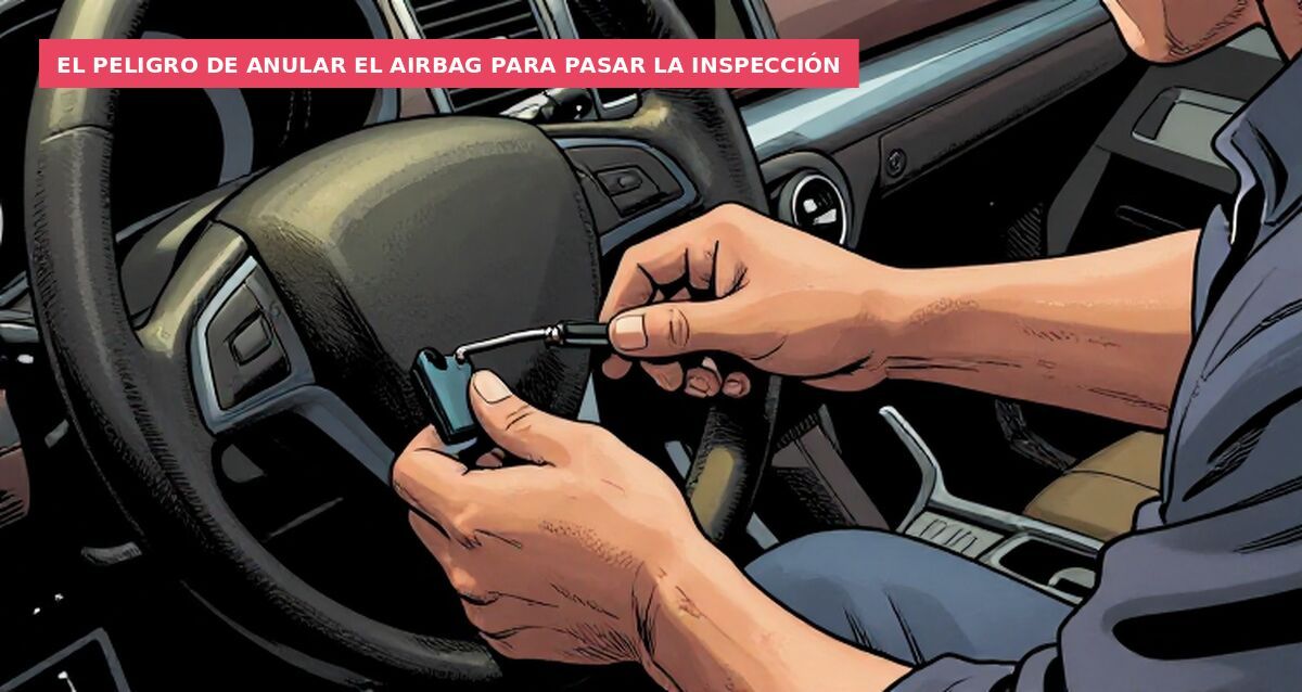 El peligro de anular el airbag para pasar la inspección
