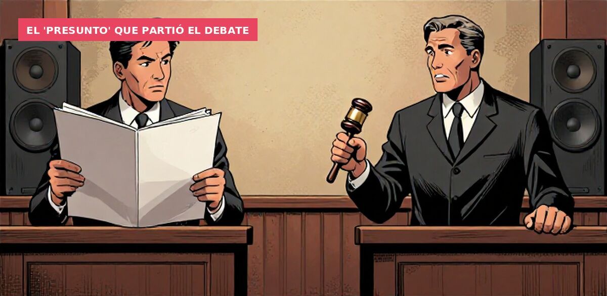 El 'presunto' que partió el debate
