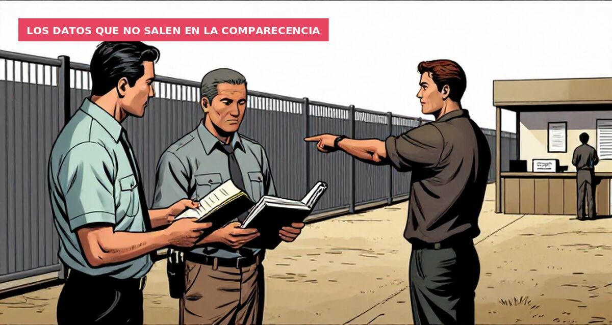 Los datos que no salen en la comparecencia