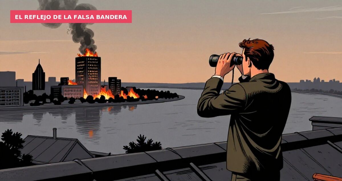 El reflejo de la falsa bandera