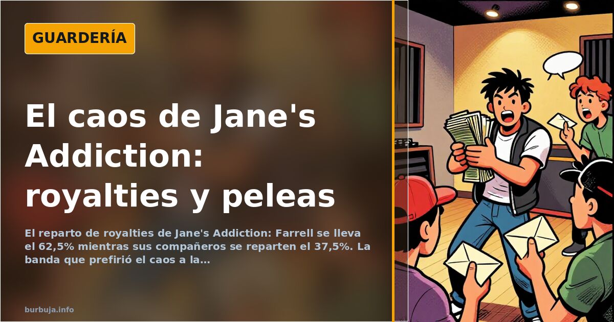 Concierto de Jane's Addiction, con Perry Farrell al micrófono y Dave Navarro a la guitarra