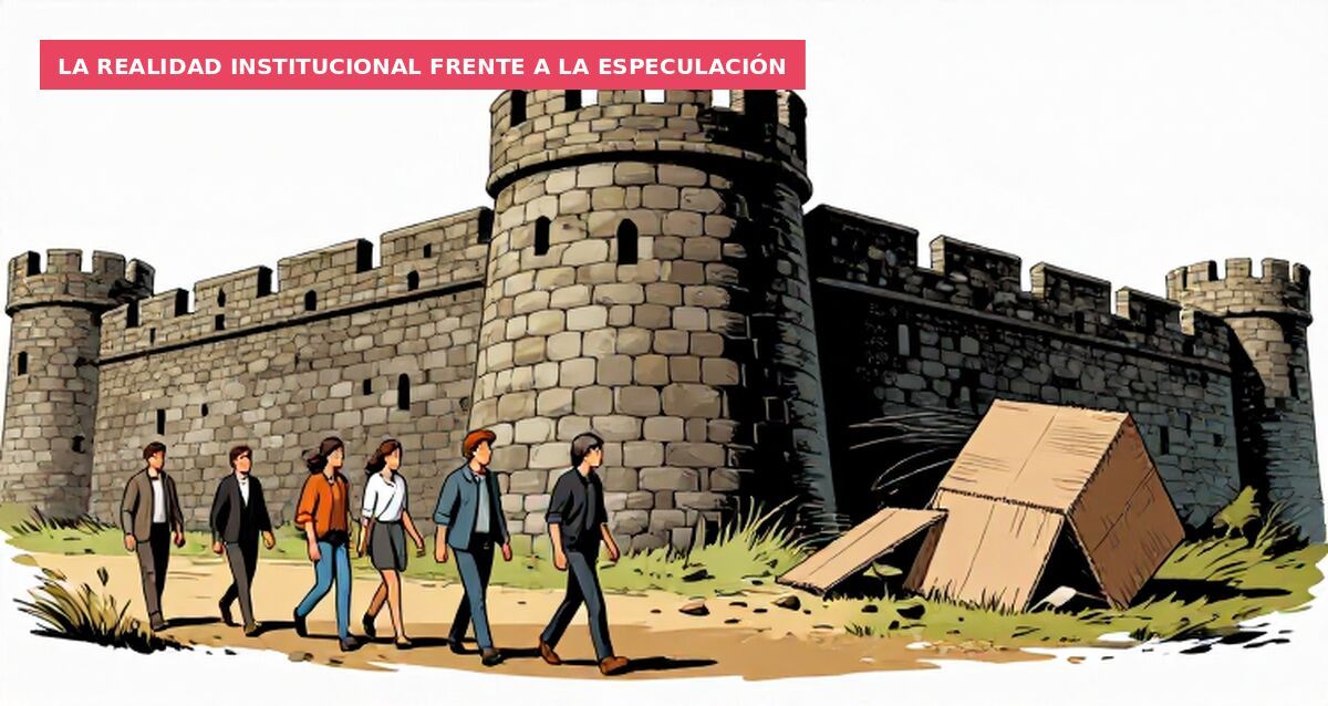 La realidad institucional frente a la especulación