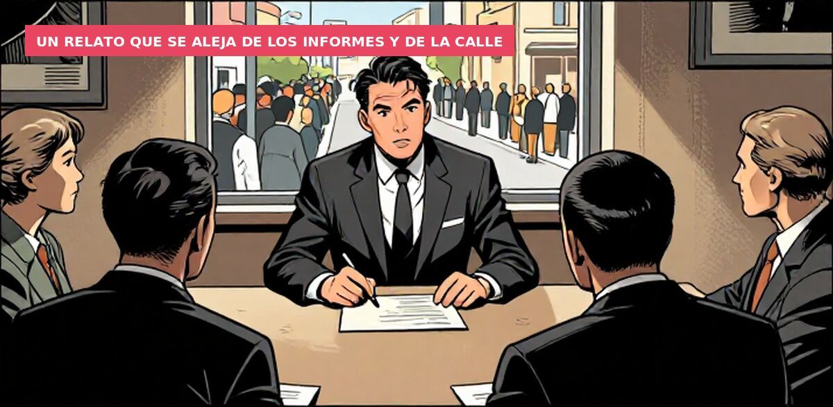 Un relato que se aleja de los informes y de la calle