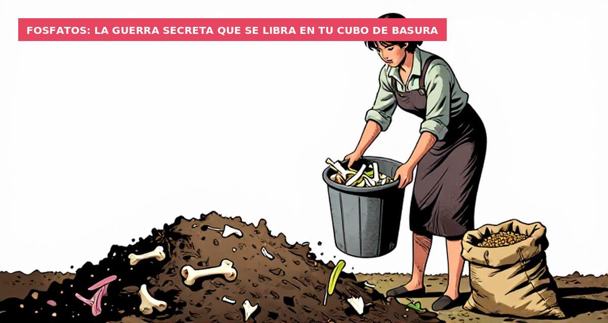 Fosfatos: la guerra secreta que se libra en tu cubo de basura