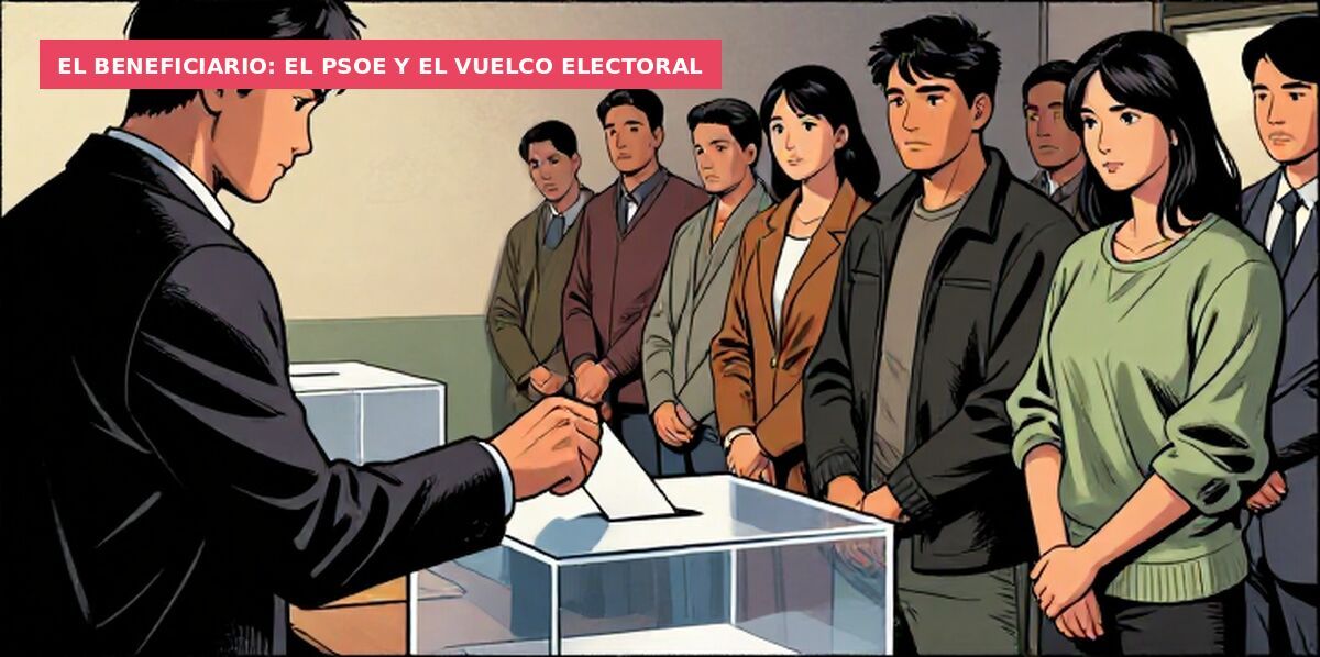 El beneficiario: el PSOE y el vuelco electoral