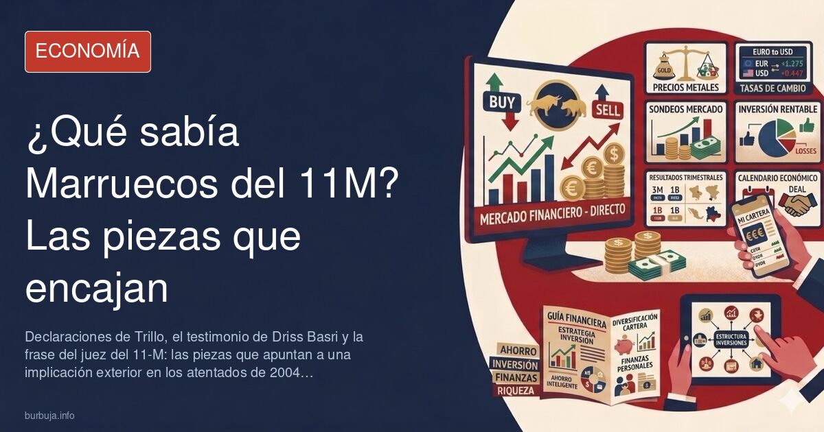 Bandera de Marruecos y de España con el tren de Atocha de fondo, simbolizando la teoría de la conspiración del 11M
