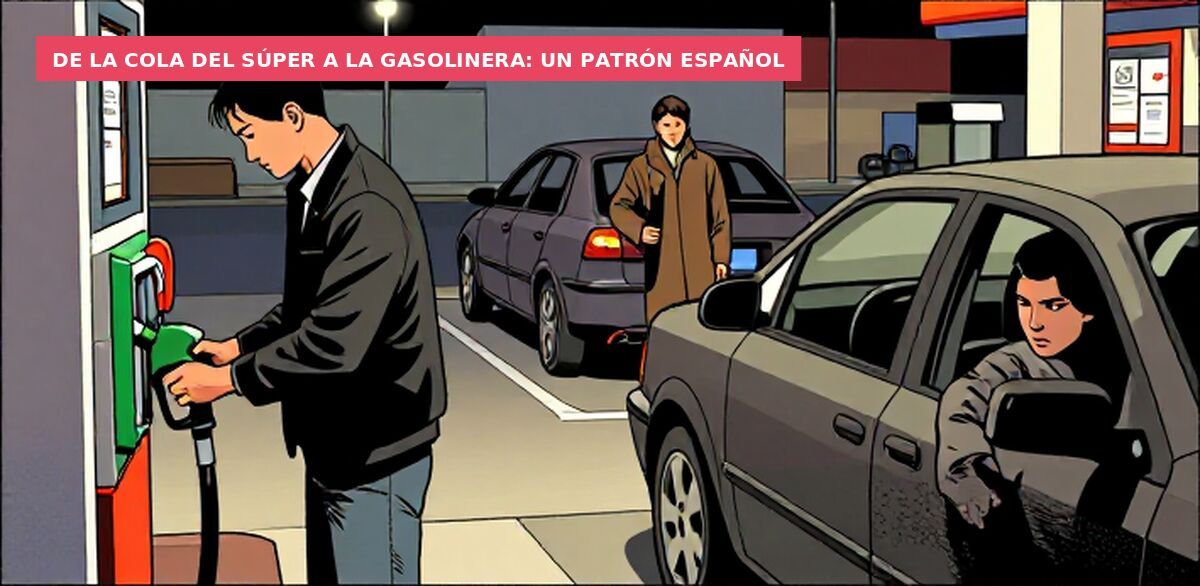 De la cola del súper a la gasolinera: un patrón español